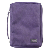 Purple Poly-Canvas Bible Cover - Small