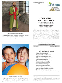 Our BIBLE PICTURE TALKS 1-YEAR SUBSCRIPTION Starting SUMMER Quarter 2026