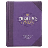 KJV Purple Faux Leather Hardcover My Creative Bible