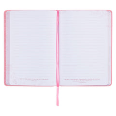 I Know the Plans Pink Slimline Faux Leather Journal - Jeremiah 29:11