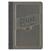 Trust in the Lord Charcoal Faux Leather Journal