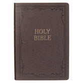 KJV Dark Brown Faux Leather Super Giant Print Bible
