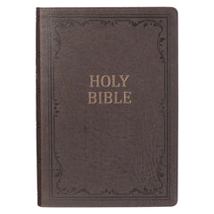 KJV Dark Brown Faux Leather Super Giant Print Bible