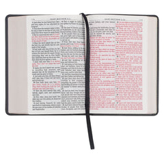 KJV Cobalt Gray Large Print Compact Bible