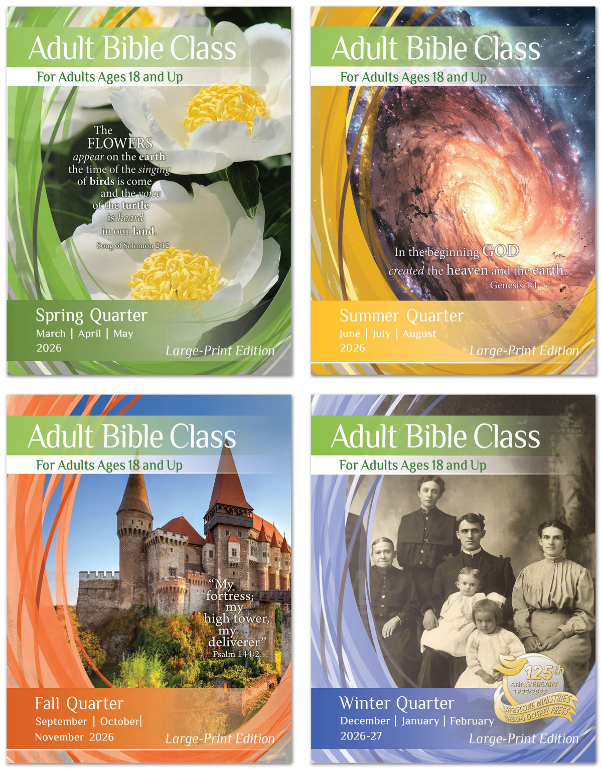 Adult Bible CLASS LARGE-PRINT Ediiton 1-YEAR SUBSCRIPTION Starting SPRING Quarter 2026