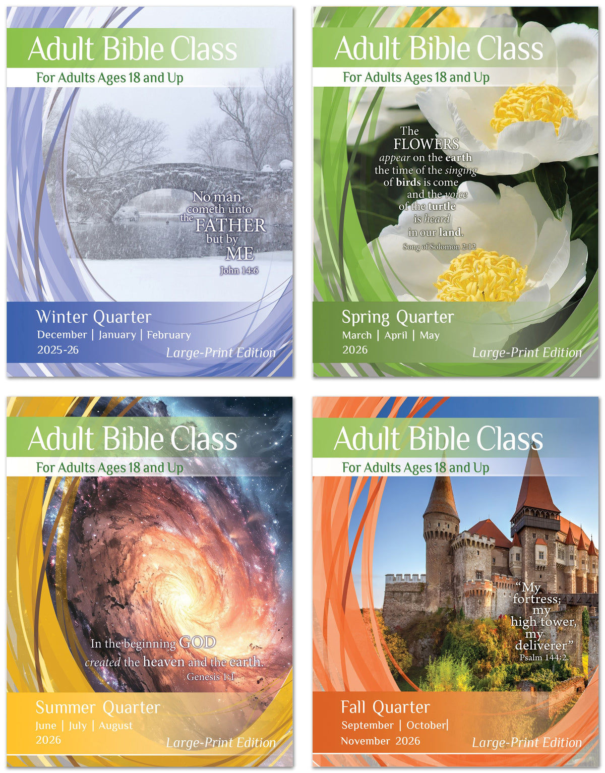 Adult Bible CLASS LARGE-PRINT Edition 1-YEAR SUBSCRIPTION Starting WINTER Quarter 2025-26
