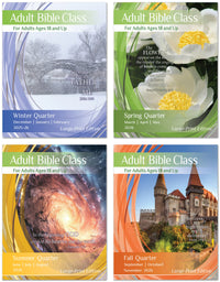 Adult Bible TEACHER LARGE-PRINT Edition 1-YEAR SUBSCRIPTION Starting WINTER Quarter 2025-26