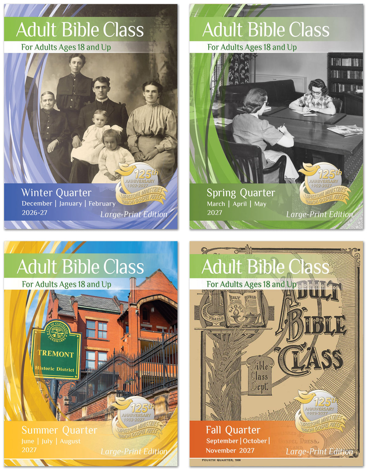 Adult Bible CLASS LARGE-PRINT Edition 1-YEAR SUBSCRIPTION Starting WINTER Quarter 2026-27