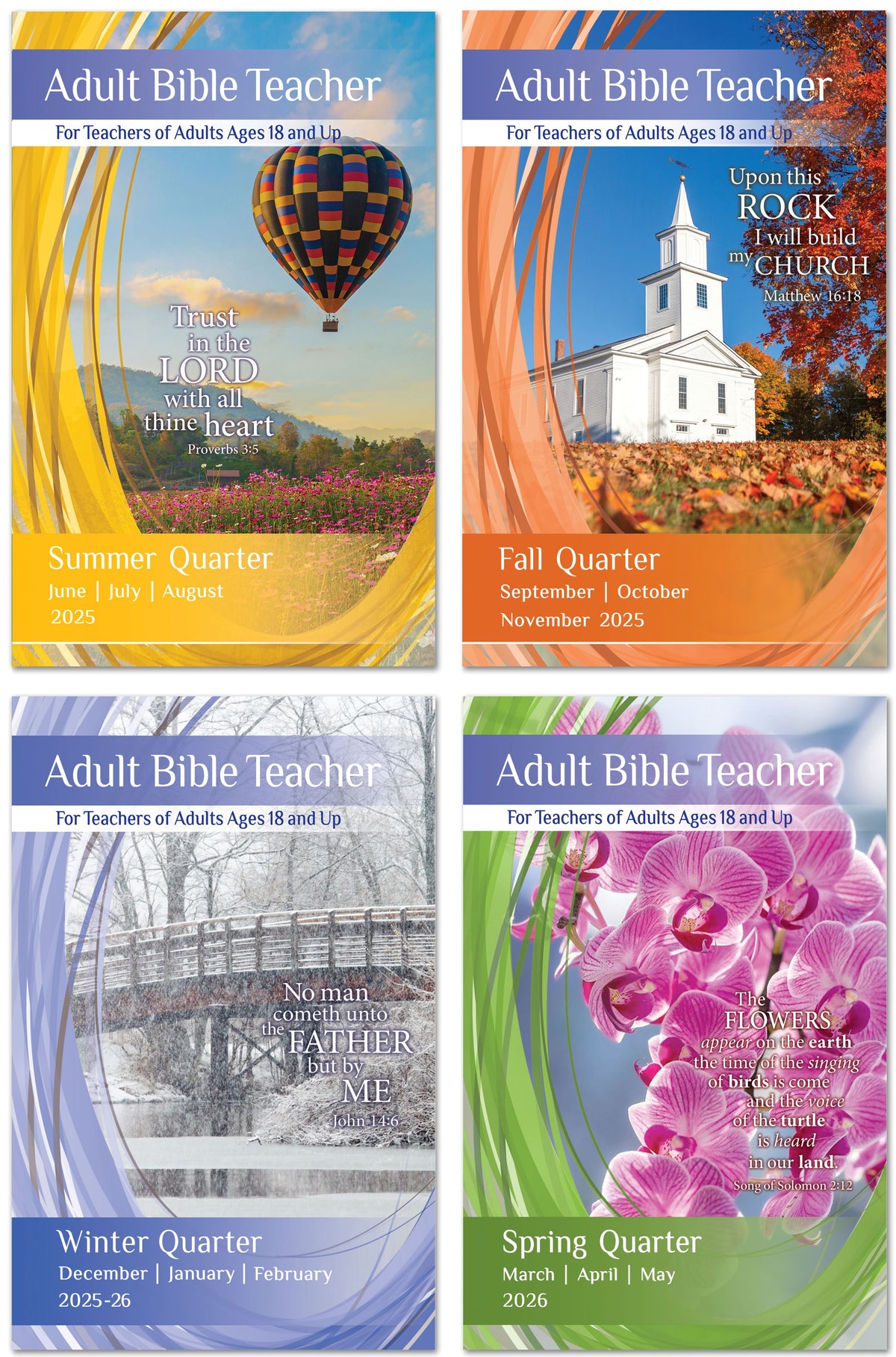 Adult Bible TEACHER 1-YEAR SUBSCRIPTION Starting SUMMER Quarter 2025