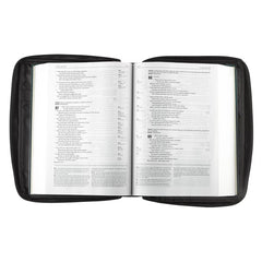 Black Poly-Canvas Bible Cover - X Small