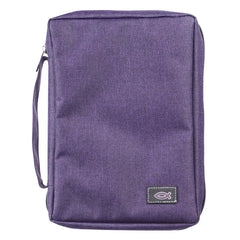 Purple Poly-Canvas Bible Cover - Small