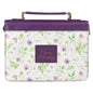 New Mercies Floral Purple Bible Cover - Medium