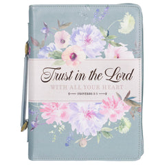 Trust in the Lord Floral Bible Cover - Medium