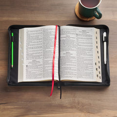 Trust in the Lord Charcoal Bible Cover - Medium