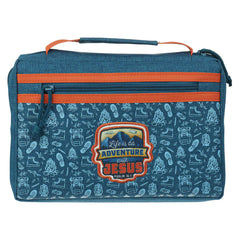 Adventure with Jesus Teal and Orange Boys Bible Cover - Small