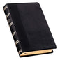KJV Two-tone Black Faux Leather Giant Print Standard-size Bible with Thumb Index