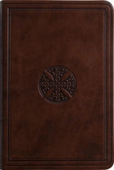 ESV Value Compact Bible (Trutone, Chestnut, Mosaic Cross Design)