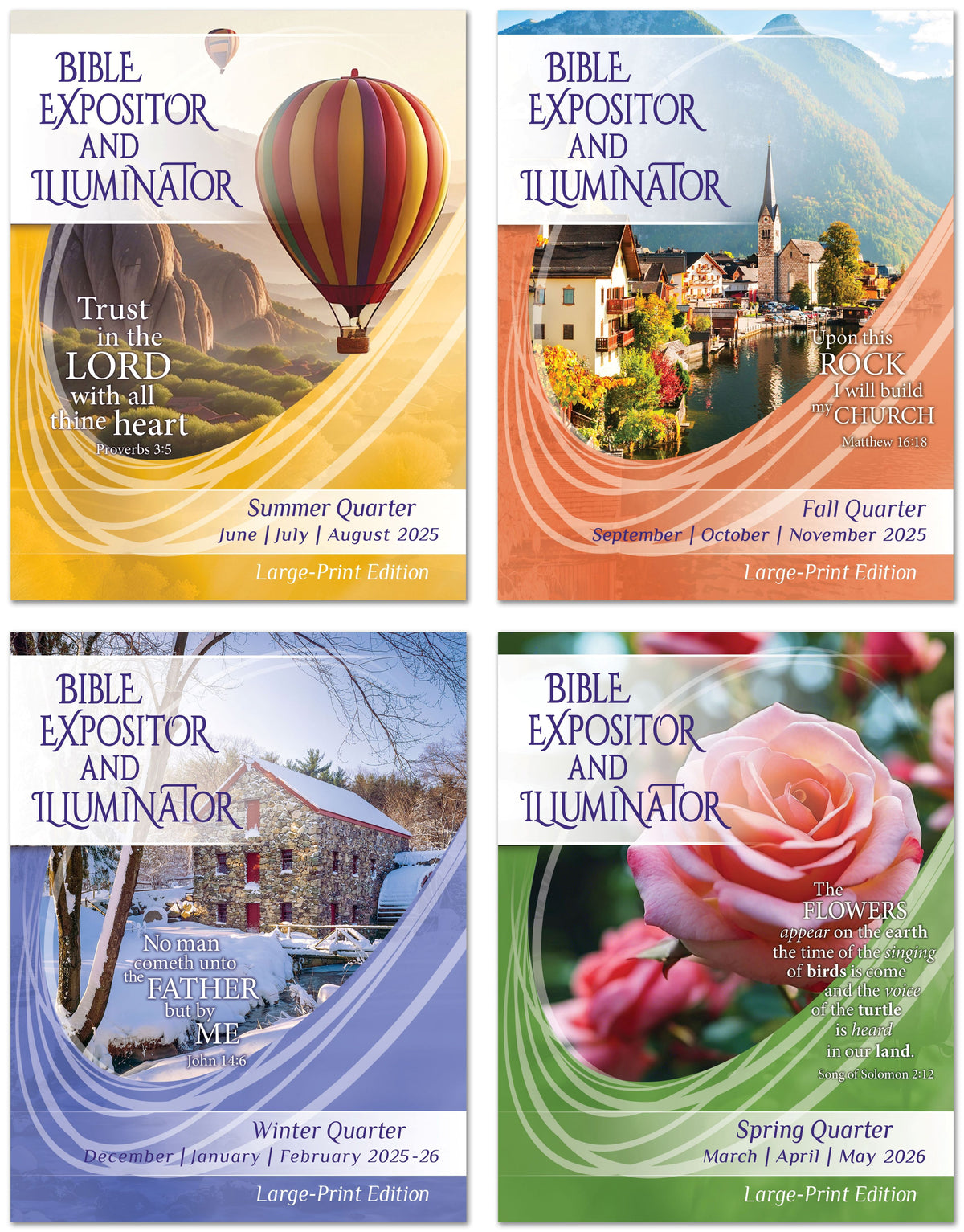 Bible Expositor and Illuminator LARGE-PRINT Edition1-YEAR SUBSCRIPTION Starting SUMMER Quarter 2025