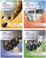 Bible Expositor and Illuminator LARGE-PRINT Edition 1-YEAR SUBSCRIPTION Starting SUMMER Quarter 2026