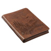 Eagle Soar Brown Faux Leather Journal with Zip Closure