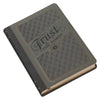 Trust in the Lord Charcoal Faux Leather Journal
