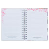 Bless You and Keep You White and Pink Spiral Journal