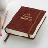 KJV Saddle Tan Faux Leather Hardcover My Creative Bible