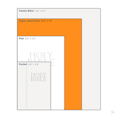 KJV Burgundy Faux Leather Super Giant Print Bible with Thumb Index