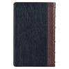 KJV Brown and Black Full Grain Leather Deluxe Gift Bible