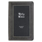 KJV Gray and Black Faux Leather Giant Print Bible with Thumb Index