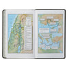 KJV Gray and Black Faux Leather Giant Print Bible with Thumb Index
