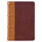 KJV Saddle Tan and Butterscotch Large Print Compact Bible