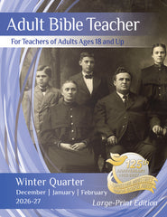 Adult Bible TEACHER LARGE-PRINT Edition WINTER Quarter 2026-27