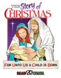 THE STORY OF CHRISTMAS: READ AND COLOR