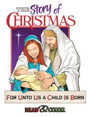 THE STORY OF CHRISTMAS: READ AND COLOR